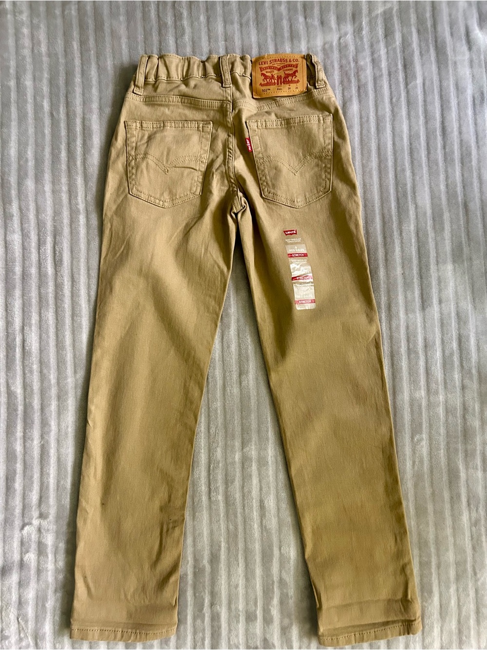 Levi’s Boys 502 Regular Taper Pants Bundle (Set of 2) Size 8 - Picture 8 of 13